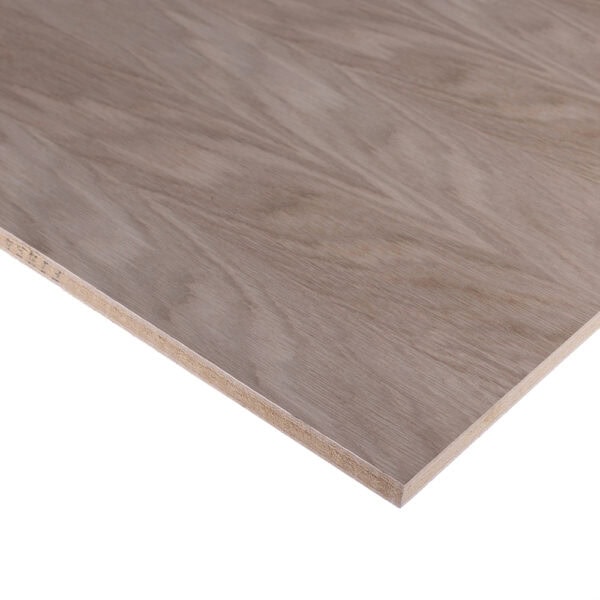 10mm Oak Veneered MDF 2 Sides Crown Cut A/B Grade 2440mm x 1220mm (8' x 4')