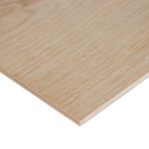 6mm Oak Veneered MDF 2 Sides Crown Cut A/B Grade 2440mm x 1220mm (8' x 4')