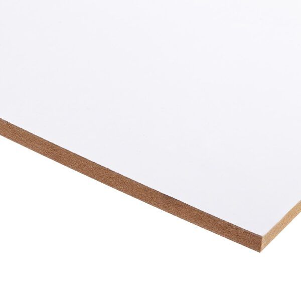 15mm Double-sided White Melamine Faced MDF 2440mm x 1220mm (8′ x 4′)