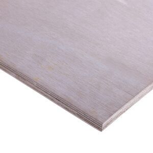 18mm Chinese Hardwood Q Mark External Grade Plywood B/BB CE2+ 2440mm x 1220mm (8′ x 4′)