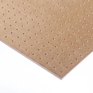 6mm Oil Tempered Perforated Hardboard 2440mm x 1220mm (8′ x 4′)