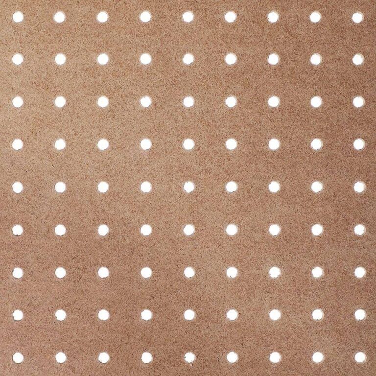 6mm Oil Tempered Perforated Hardboard 2440mm x 1220mm (8′ x 4′) Sheet
