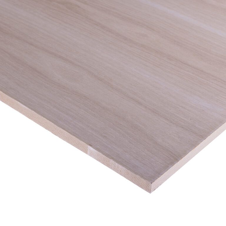 16mm Oak Veneered MDF 2 Sides Crown Cut A/B Grade 2440mm X 1220mm (8' X ...