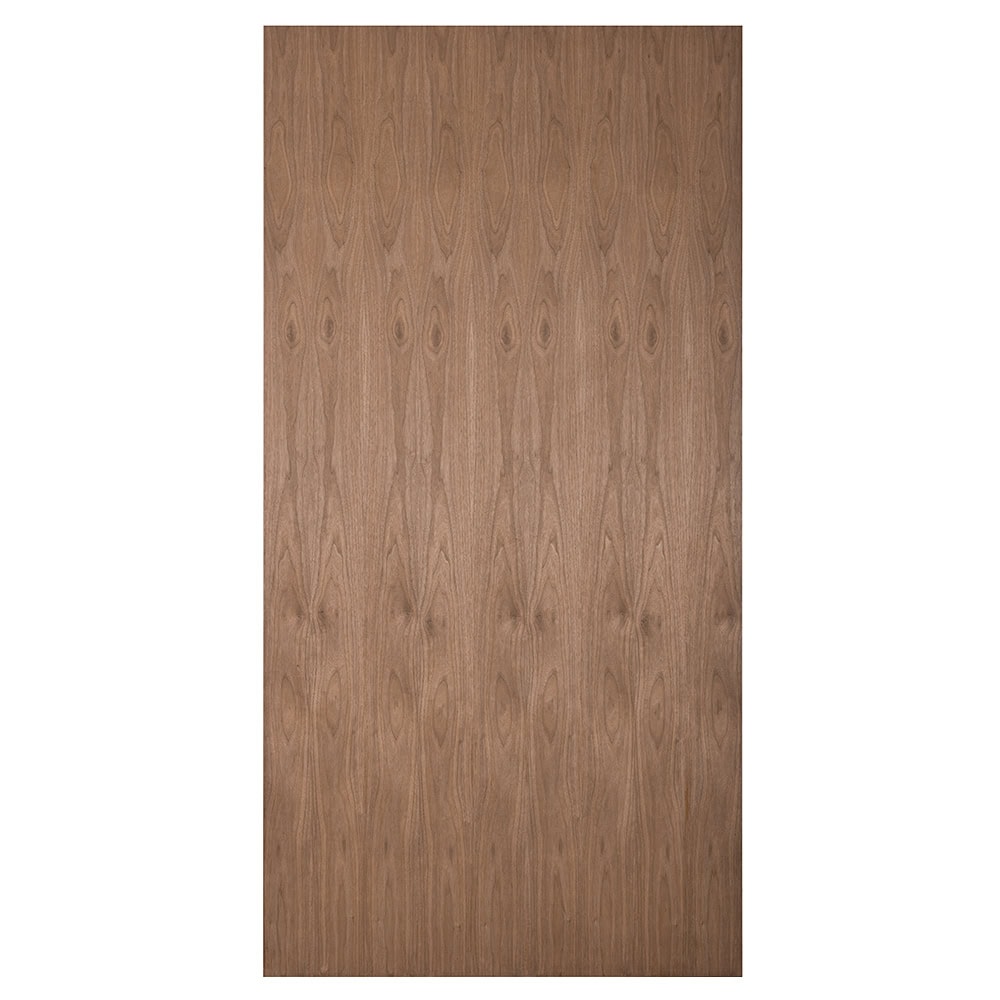 10mm Black Walnut Veneered MDF 2 Sides Crown Cut A/B 2440mm x 1220mm (8' x 4')