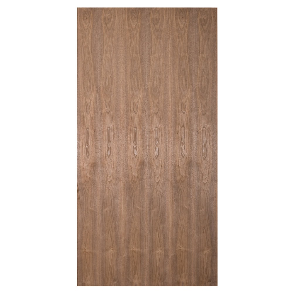 10mm Black Walnut Veneered MDF 2 Sides Crown Cut A/B 2440mm x 1220mm (8' x 4')