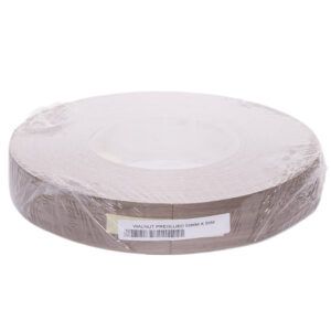 0.6 x 50mm Pre Glued Black Walnut Veneer Edging Roll 50m 2