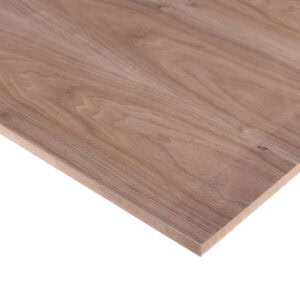 13mm Black Walnut Veneered MDF 2 Sides Crown Cut A/B 2440mm x 1220mm (8' x 4')
