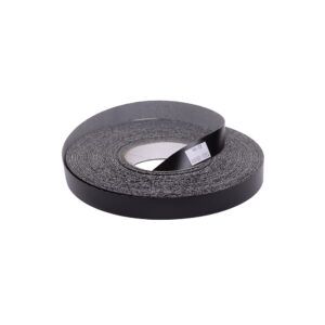 0.6 x 22mm Pre-Glued Black Textured Melamine Edging Roll 50m-4