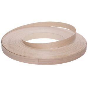 0.6 x 22mm Pre Glued Elm Veneer Edging Roll 50m 4