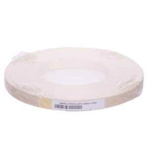 0.6 x 22mm Pre Glued Maple Veneer Edging Roll 50m 2