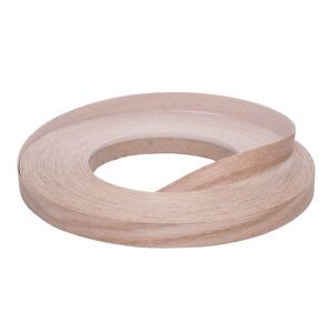 0.6 x 22mm Pre Glued Red Oak Veneer Edging Roll 50m 4