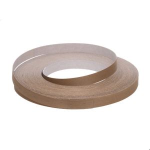 0.6 x 22mm Pre Glued Teak Veneer Edging Roll 50m 4