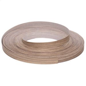 0.6 x 22mm Pre Glued Zebrano Veneer Edging Roll 50m 4