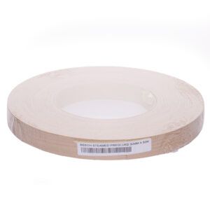 0.6 x 30mm Pre Glued Steamed Beech Veneer Edging Roll 50m 2