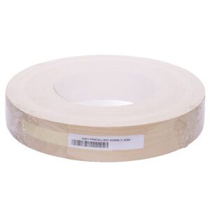 0.6 x 50mm Pre Glued Ash Veneer Edging Roll 50m 2