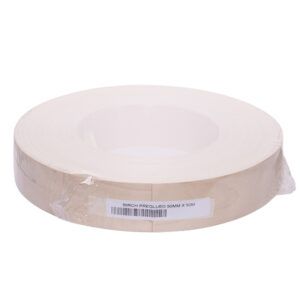 0.6 x 50mm Pre Glued Birch Veneer Edging Roll 50m 2