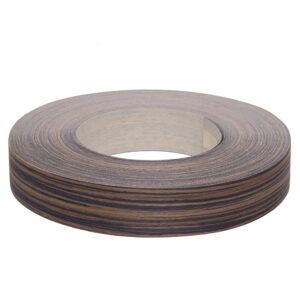 0.6 x 50mm Pre Glued Engineered Ebony Veneer Edging Roll 50m 3