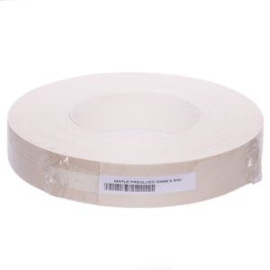 0.6 x 50mm Pre Glued Maple Veneer Edging Roll 50m 2
