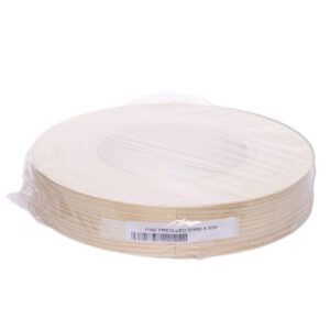 0.6 x 50mm Pre Glued Pine Veneer Edging Roll 50m 2