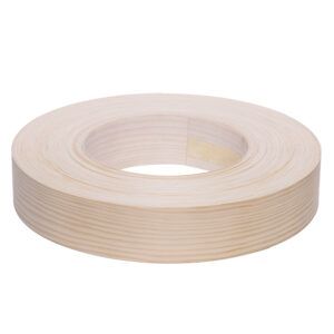 0.6 x 50mm Pre Glued Pine Veneer Edging Roll 50m 3