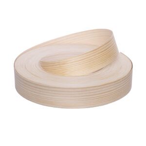 0.6 x 50mm Pre Glued Pine Veneer Edging Roll 50m 4