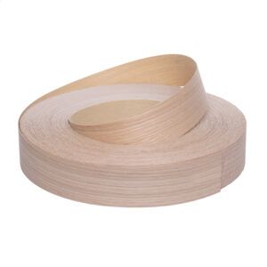 0.6 x 50mm Pre Glued Red Oak Veneer Edging Roll 50m 4