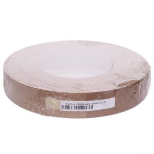 0.6 x 50mm Pre Glued Sapele Veneer Edging Roll 50m 2