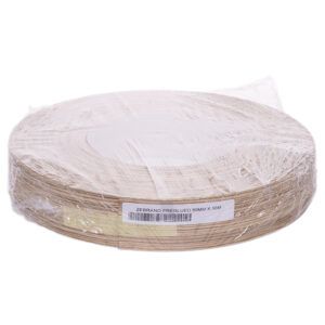 0.6 x 50mm Pre Glued Zebrano Veneer Edging Roll 50m 2