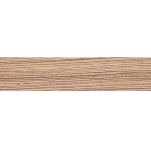 0.6 x 50mm Pre Glued Zebrano Veneer Edging Roll 50m 5