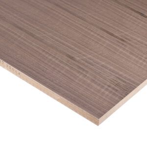 2440 x 1220 x 16mm Finsa American Black Walnut Veneered MDF A:B Crown Cut 2