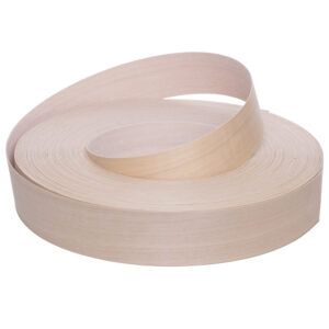 0.6 x 50mm Pre Glued Anegre Veneer Edging Roll 50m 4