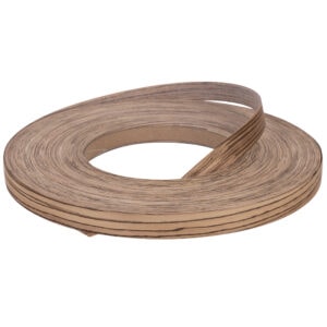 0.6 x 22mm Un Glued Zebrano Veneer Edging Roll 100m 4