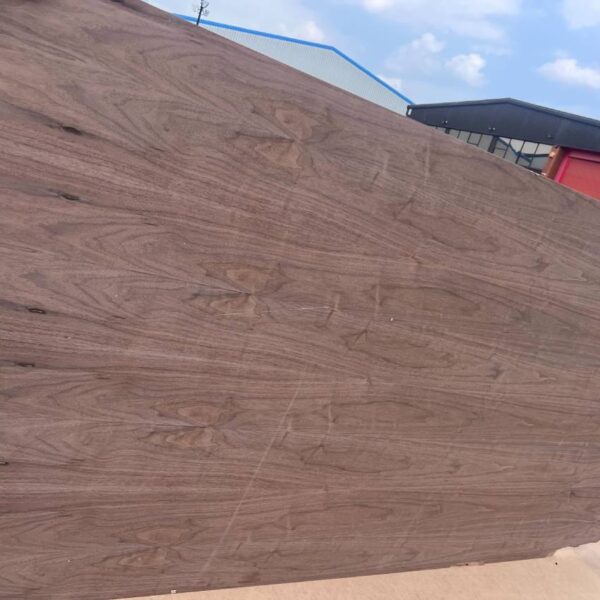 Damaged Stock 19mm Black Walnut Veneered MDF 2 Sides Crown Cut 2440mm x 1220mm (8' x 4')
