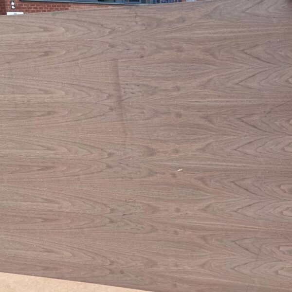 Damaged Stock 19mm Black Walnut Veneered MDF 2 Sides Crown Cut 2440mm x 1220mm (8' x 4')
