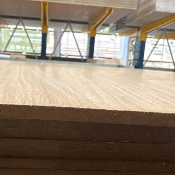 Damaged Stock 6mm Oak Veneered MDF 2 Sides Crown Cut A/B Grade 2440mm x 1220mm (8' x 4')