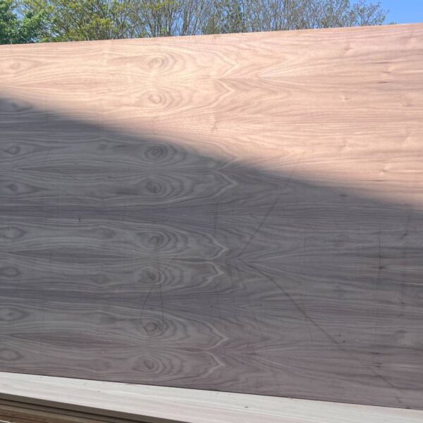 Damaged Stock 26mm Black Walnut Veneered MDF 2 Sides Crown Cut A/B 2440mm x 1220mm (8' x 4')