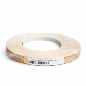 Iron On Oak Lacquered Veneer Edging Tape Strip