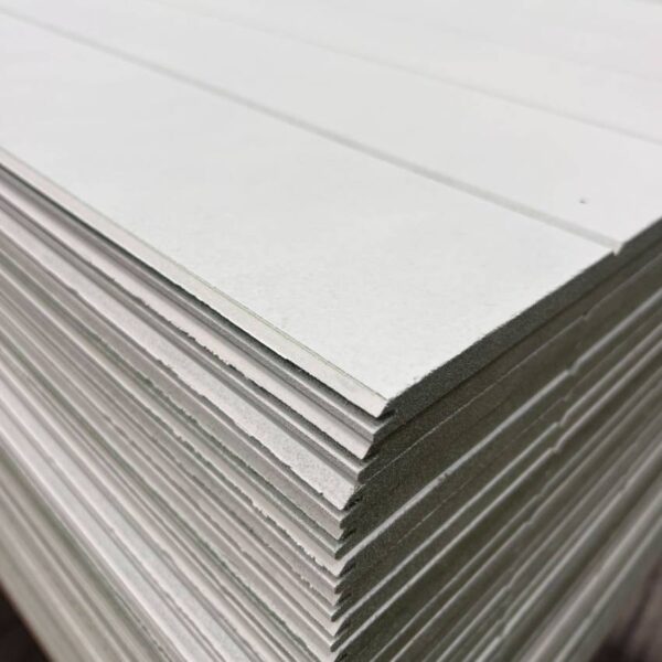 9mm V Grooved Primed Long Grooved Moisture Resistant MDF 2440mm x 606mm (8′ x 2′) FSC®