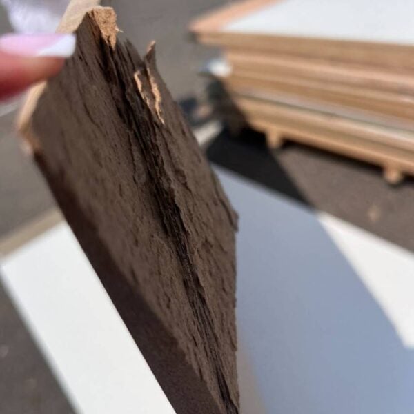 Damaged Stock 13mm Oak Veneered MDF 2 Sides Crown Cut A/B Grade 2440mm x 1220mm (8' x 4')