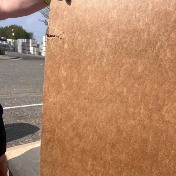 Damaged Stock 3mm Standard Hardboard 2440mm x 1220mm (8′ x 4′) FSC®