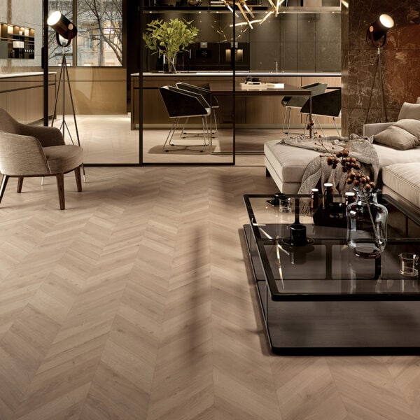 8mm Laminated Flooring Orleans Chevron 1310mm x 240mm (1,89m2 Pack)