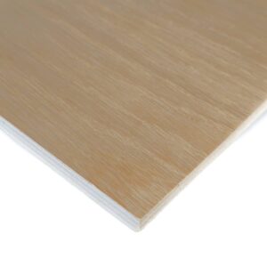 12mm Oak Veneered Poplar Plywood 1 Side Crown Cut A/CC 2440mm x 1220mm (8′ X 4′)