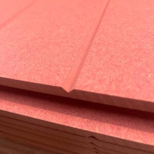 9mm V Grooved Unprimed Long Grooved Fire Rated Euroclass B MDF 3