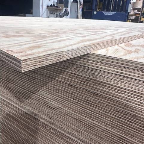 11mm Douglas Fir Plywood Solid Core 2 Sides Clear Faced Veneer 2440mm x 1220mm (8′ x 4′)