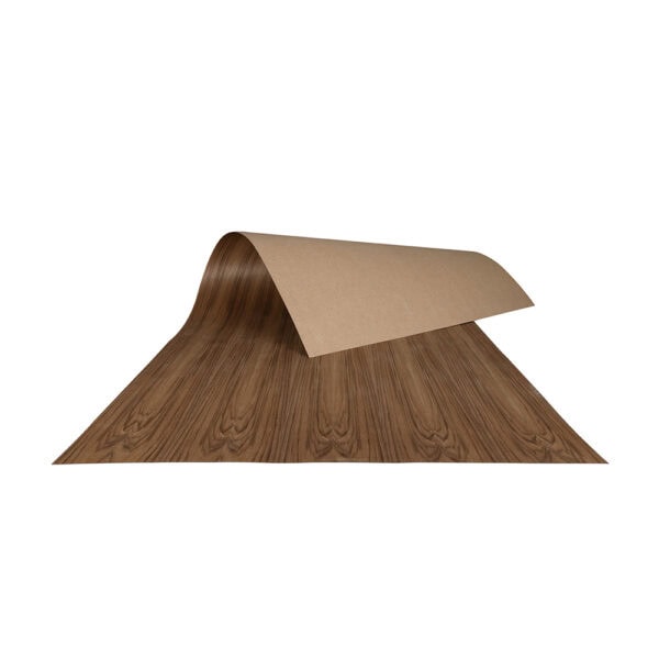Teak Flexible Wood Veneer Crown Cut Long Grain 2440mm x 1220mm (8′ x 4′)