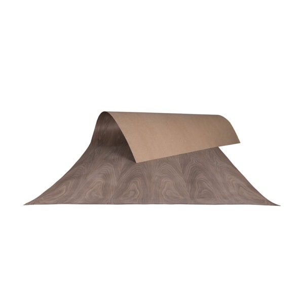 Walnut Flexible Wood Veneer Crown Cut Long Grain 2440mm x 1220mm (8′ x 4′)