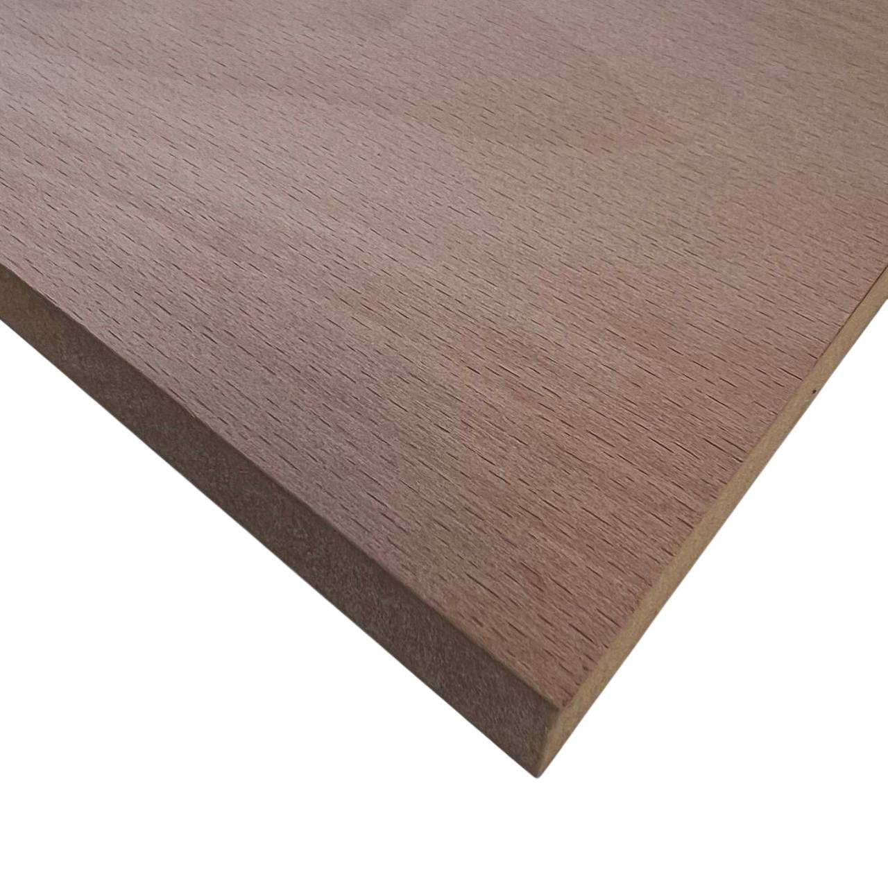 19mm Steamed Beech Veneered MDF 2 Sides Crown Cut A/B Grade 2440mm x 1220mm (8' x 4')