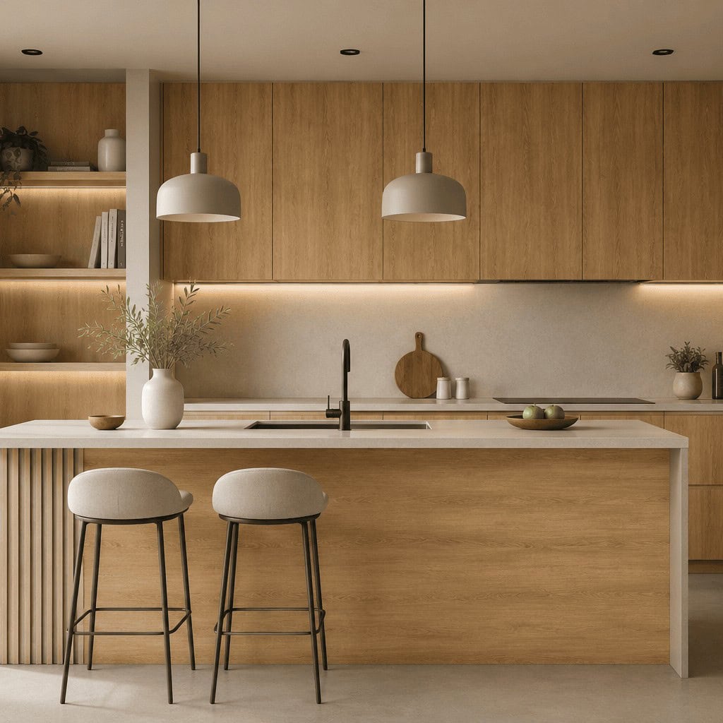 18mm Finsa 910 Melamine Faced MDF Roble Natural Mesura 2440 x 1220mm (8' x 4') FSC® 18mm Finsa 910 Melamine Faced MDF Roble Natural Mesura 2440 x 1220mm (8' x 4') FSC®