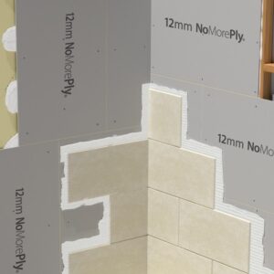 12mm NoMorePly Fibre Cement Tile Backer Wallboard 1200 x 800mm use