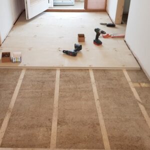 NoMorePly Fibre Cement Tile Backer TG4 Floorboard use 1